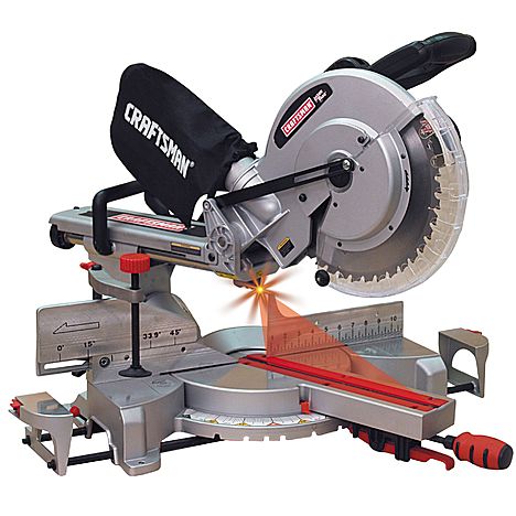 Craftsman 12" Single Bevel Sliding Compound Miter Saw Model #21239