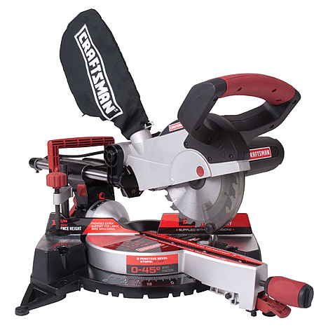 Craftsman 7-1/4-Inch Sliding Compound Miter Saw Model #725SMSSSBW