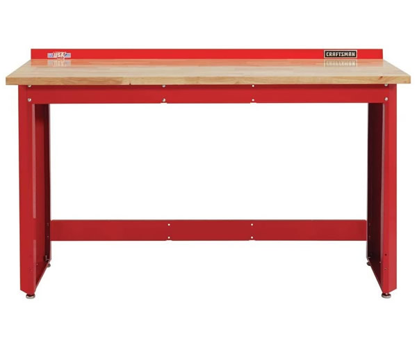 Craftsman 2000 Series Workbench, 6-Foot Wide with Butcher Block Top (CMST27200R)